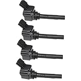  ZSHYTWE Bobina Accensione 4X Bobina di Accensione A 4 Pin 04C905110A 04C905110B per Piaggio per Porter Piattaforma/Telaio 1.3 CNG 2011- Bobine di accensione modulo