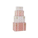 baule anni 40 Materiale: poliuretano e mdf DKD Home Decor Set di baule, Standard