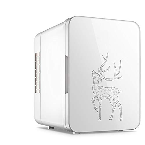 Mini-Kühlschränke,Kompakter 4-Liter-Desktop-Mini-Getränkekühlschrank Frische/Kühlung Für Camping-Heim- Und Büroautos,Weiß