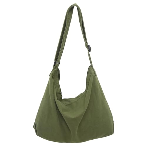 Versatile crossbody bag for men and women, versatile student canvas bag, suitable for shopping, class, shoulder bag