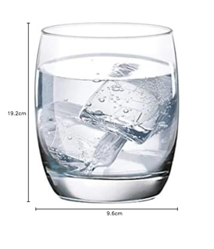 Image of Ocean Ivory Rock 265ml | Set of 6 | Soda Lime Glass | Clear & Transparent | Used to Serve Water, Soft Drink, and Other Iced Beverages | Home Party, Offices, Hotel & Restaurant