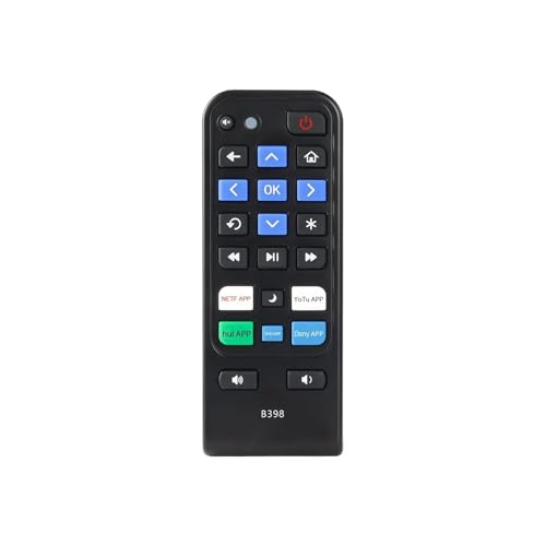 Télécommande de rechange pour TV universelle noire