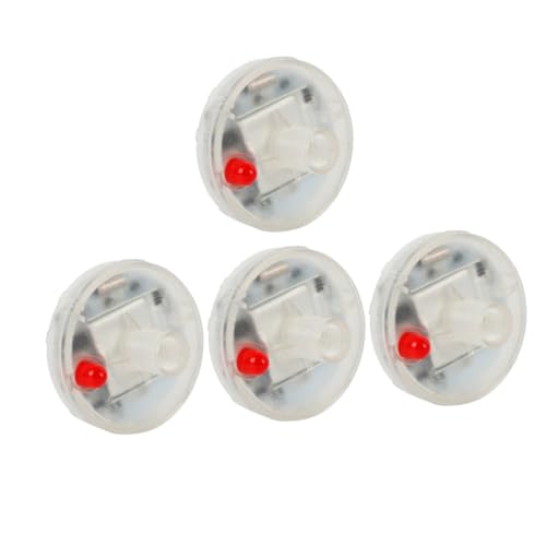 STOBAZA 4pcs LED Tire Lights Solar Powered Wheel Lamps with Flash Modes Colors for Cars and Motorcycles Eye Catching Decorative Lighting for Night Safety