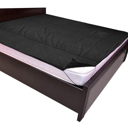Image of Waterproof Baby Plastic Sheet /Bed Protecting Mat /Rubber Sheet /Mattress Protector (75x72 inch) Random Color