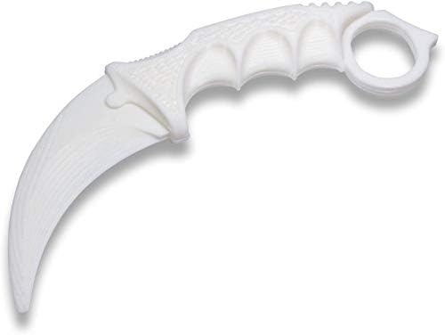 3D Printed Karambit Knife Replica Cosplay Collectioners (White)