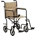 Designer Fly-Lite Aluminum Transport Chair - 19" Green