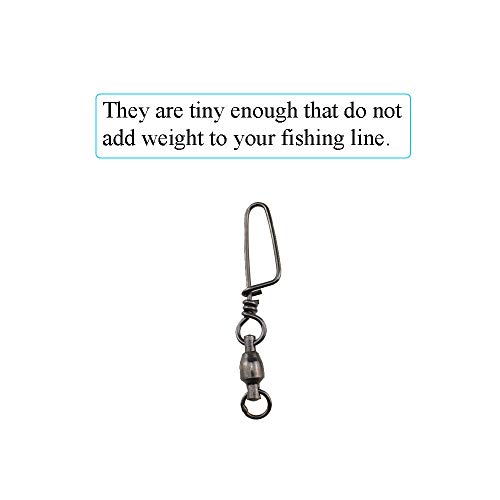 image for Hao Pro Fishing Rolling Snap Swivels 44mm Length 73lb Barrel Column Be