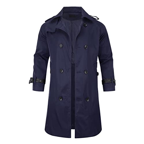 Mejores precios y opiniones de Gabardina azul marino para comprar online. 22 Imagen adicional