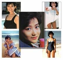 Amazon.co.jp: 岡田有希子 写真 No.7水着・ライブ…L版20枚 : ファッション