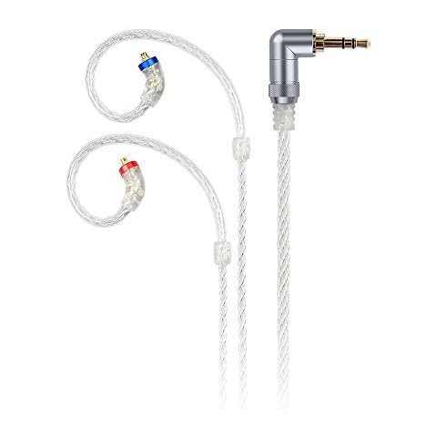 FiiO LC-3.5BS 45CM Short Cable High-Purity Copper-Plated Silver Standard MMCX 3.5mm Connector Headphones for Shure SE215 SE315 SE846 SE535 SE425/JVC/FiiO FH5 … Cover