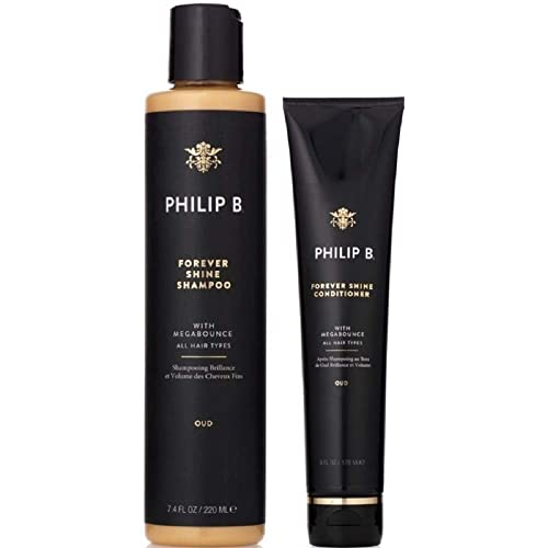 PHILIP B - Forever Shine Duo - Forever Shine Shampoo 7.4 Fl Oz and Forever Shine Conditioner 6 Fl Oz