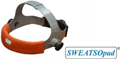 WELDAS 20-3100V Sweatsopad Welding Helmet Headband, 295876, Standard, Brown