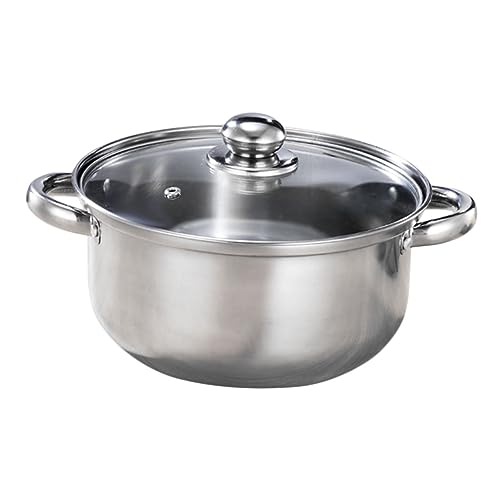 VALICLUD 1 pieza Olla Inoxidable Multifuncional de Olla para Sopa y Vaporera de Cocina Utensilios de Cocina Prácticos para