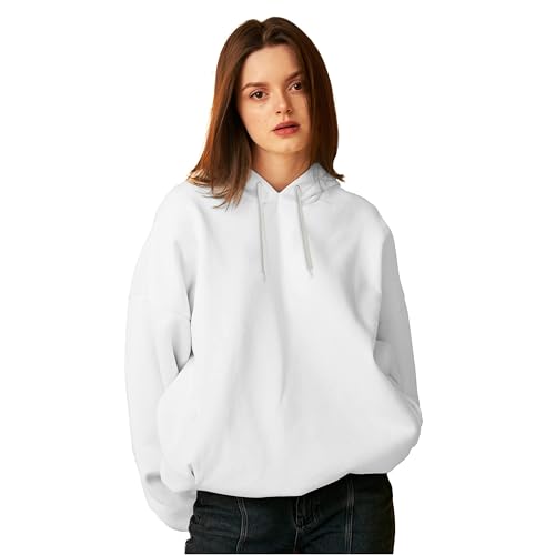 The Essentials Wardrobe 1 Pack FCO Hoody - X Large - White