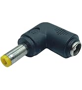 CNCTWO(コネクトツー) 外径5.5/内径2.1mm (メス)-外径5.5/内径2.5mm(オス) DCプラグ L字型変換アダプタ ポータブル電源 ソーラーパネルプラグ変換 24V/5A対応...
