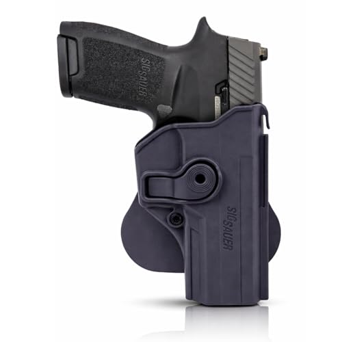 IMI Defense Level 2 Polymer Retention Holster for Sig Sauer P320 Compact/Carry, M18 & P250 Compact – Right Hand, Black