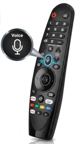 Mando a distancia universal para LG Smart TV Reemplazo para LG Magic Remote MR20GA/19BA/18BA/21GA/22GA/23GA/650A/AKB75855501 Compatible con LG LED/HDTV/UHD/OLED/3D/4K con Google Assistant Pointer y