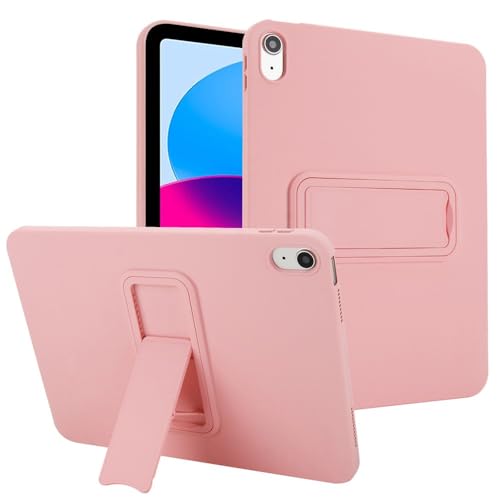 Coque iPad 6ème génération 9.7 2018 rose rigide et silicone avec support