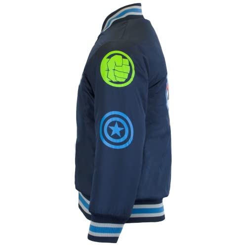 Image of Marvel Superheroes Boy's Bomber Jacket - Spider-Man, Miles Morales, Black Panther, Ghost-Spider, Venom Bomber Jacket for Kids