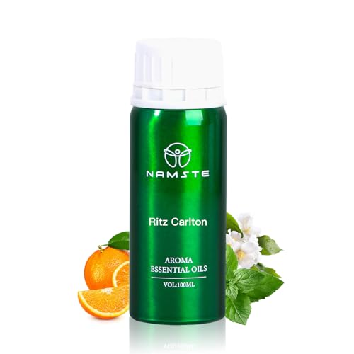 Hotel Scents Essential Oils 100ml Ritz-Carlton Hotel Collection Aroma Diffuser Oil Luxury Hotel Inspired Aromatherapy Blends Lemon Jasmine lavender for Relaxation and Sleep