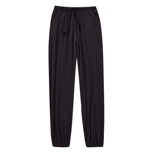 Cambkatl Men's Ultra-Soft Modal Pajama Pants Comfy Elaastic Waist Drawstring Pjs Bottom Loose Sleep Lounge Pants3