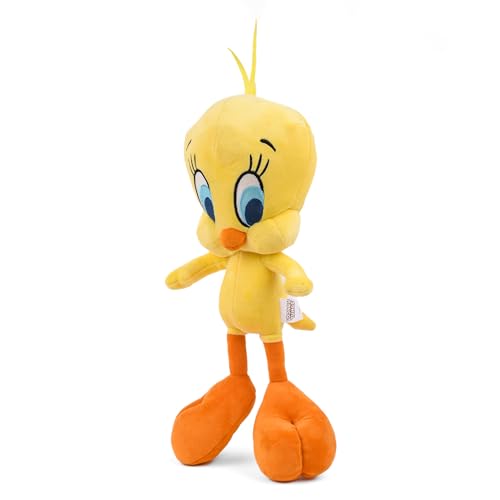 Image of Mirada Looney Tunes Tweety Soft Plush Toy | Yellow Cartoon Stuffed Animal for Kids & Girls | Cute Soft Toys for Kids, Stuffed Animals, Plush Toy, Cuddle Toy, Gift Item, Room Decor Collectible | 25cm