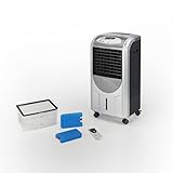 PORTÁTIL CON PANTALLA LED Y MANDO A DISTANCIA. El humidificador de aire incorpora 4 ruedas 360º, dos de ellas con freno, para que lo pueda llevar por toda la casa. No te levantes para cambiar la velocidad o el modo, tan sólo utiliza el mando.