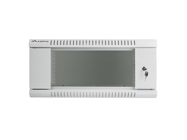 LANBERG Wall-Mounted Rack 19" DEMOUNTED Flat Pack 4U / 600 x 600 mm Grey