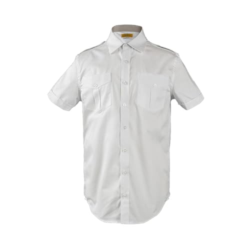 Men's Gold Label Modern Cut Short Sleeve Tall Pilot Shirt2