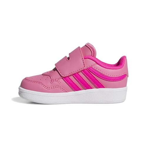 Adidas Unisex-Child Hoops 4.0 Hook & Loop, Pink Fusion/Shock Pink/White, 2 Big Kid