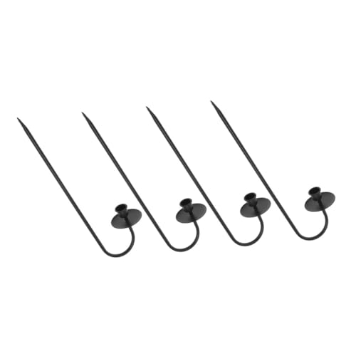 Happyyami 4pcs Metal Wall Candle Sconces Modern Hanging Candle Holders for Home Decor Elegant for Living Room Bedroom and Fireplace Decoration