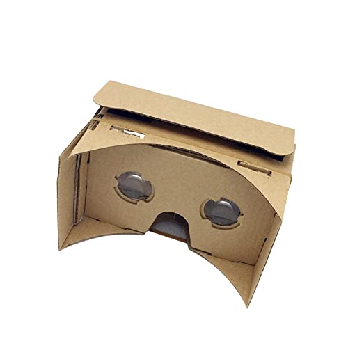 ZOOMELLA DIY Cardboard for Google Virtual Reality Glasses with 3D Optical Lens Box