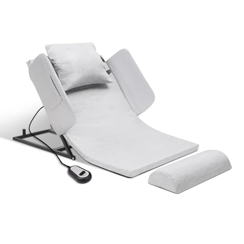 Electric Lifting Bed Backrest with Remote Control 280 Adjustable for Elderly to Sit Up Easily Comfortable Support for Eating and Resting 300lb Capacity