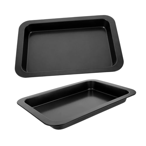 OFFSCH Teglia da Forno Rettangolare in Acciaio al Carbonio Piccola Teglia per Biscotti E Torta Adatta per Cuocere Toast E Altri Prodotti da Cottura