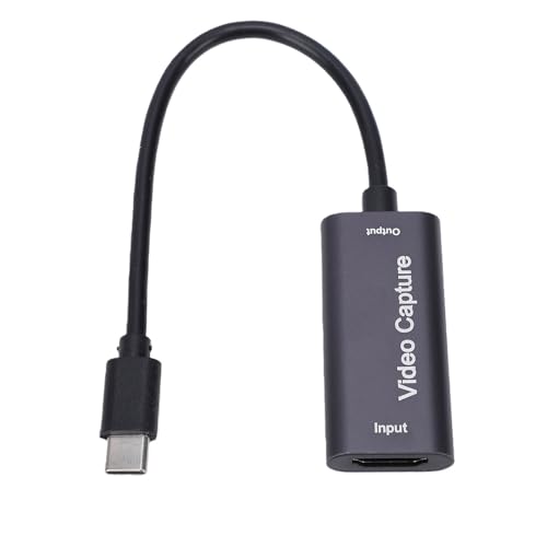 Jectse Tarjeta de Captura de Vídeo, Interfaz Multimedia HD a Tipo C para Transmisión y Grabación en con Entrada 4K