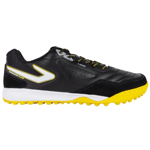 Chuteira Topper Dominator Club V Scty Preto/Branco/Amarelo,42