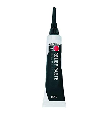 Marabu Reliefpaste, schwarz, 20 ml in Tube