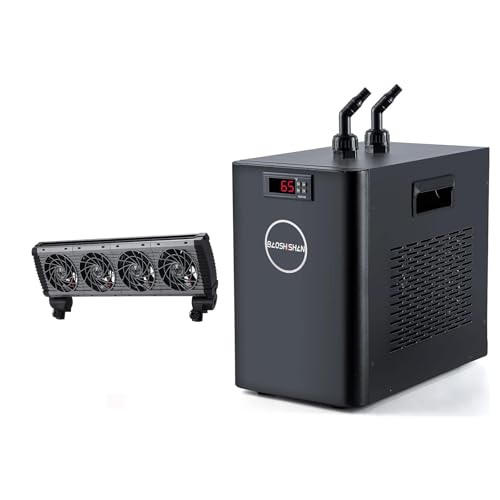 42Gal Aquarium Chiller & Aquarium Cooling Fan 4 Head