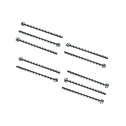Tornillo hexagonal M6 x 110mm para cubierta de leva de moto ATV, pack de 10 piezas