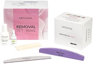NEONAIL zestaw startowy z lampą LED, 2 x lakier do paznokci burgundowy, beżowy Base Top Cleaner