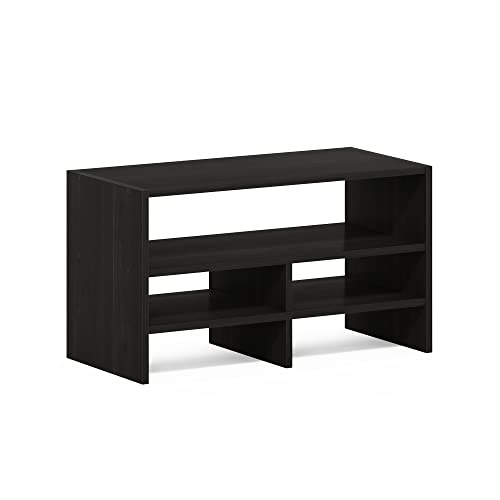 Image of Furinno Hermite Desk Top Organizing Shelf Bookcase, Espresso