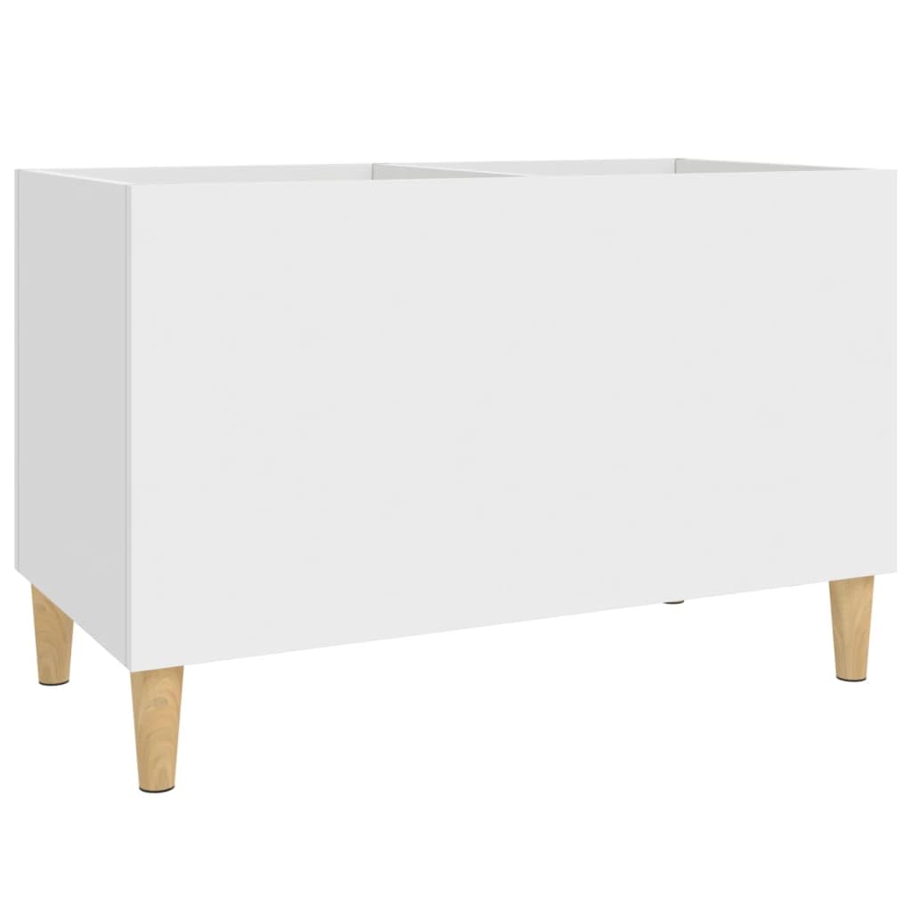 Armadio per dischi in vinile, 74,5 x 38 x 48 cm, con gambe in eucalipto, stile retrò e vintage, per soggiorno e ufficio