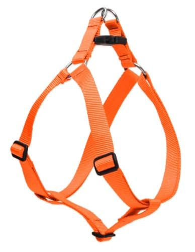 LupinePet Step In Harness 24-38, Orange, 1 Inch