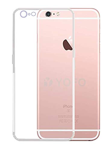 YOFO Back Cover For Apple iPhone 6 Plus /6S Plus ( Silicone|Transparent )