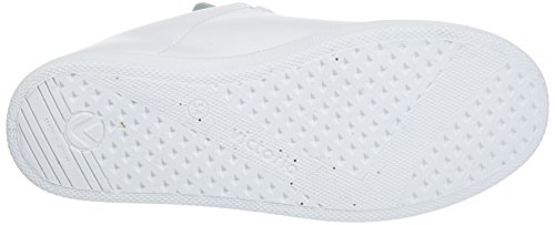 victoria Girls Casual Leather Shoes, White Rose,3 M US4