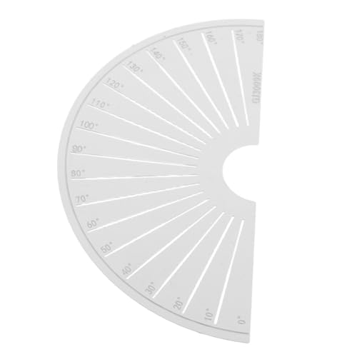 SEWACC Metall Winkel Bogenmarkierungslineal Maßstabslineal Für Modellbau Und Architekturzeichnungen Multifunktionales Anreißwerkzeug