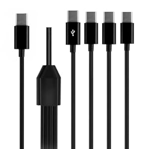 Yjcnelcr Kabel Rozdzielający USB-C 5 Końcówek