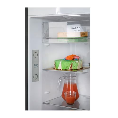 Image of LG 466 L 2 Star Frost Free Double Door Refrigerator, Smart Inverter Compressor, Wi-Fi Enabled, Door Cooling, Ebony Sheen Finish, 2025 Model (T492MESY)