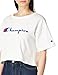 Champion Women's Heritage Cropped TEE, White, X LARGE