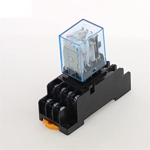 Relé electromagnético para solucionar fallos de maniobra con base de enchufe 12V CA 7